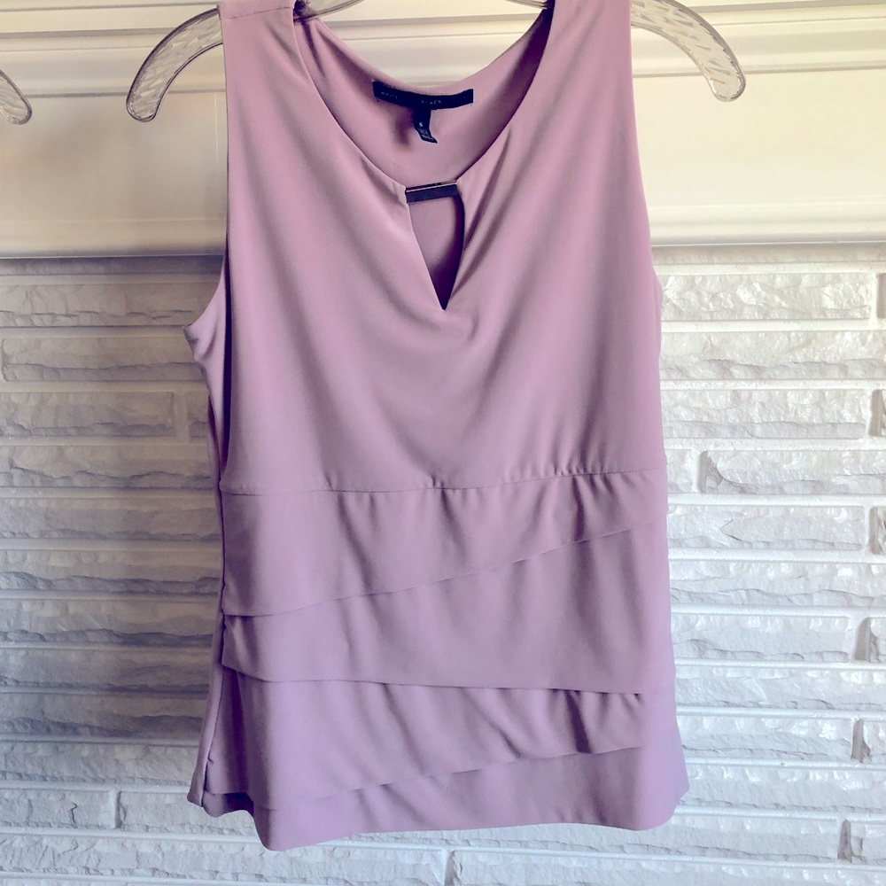 WHBM Lavender/Light Purple Sleeveless Top-Sz Small